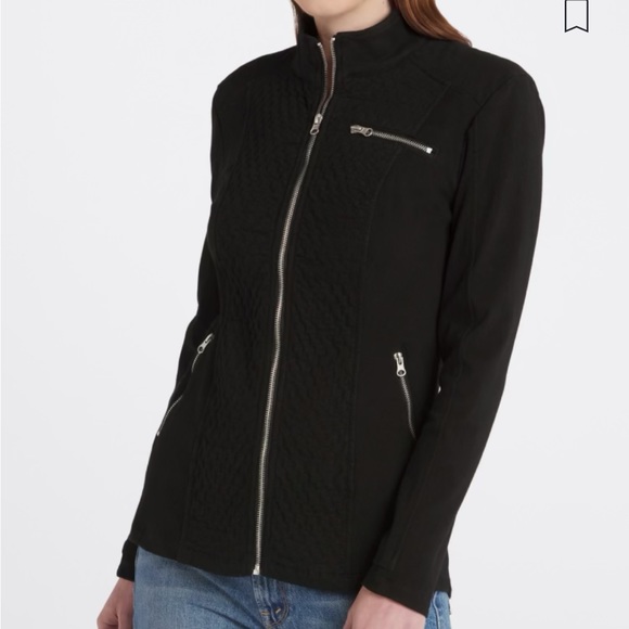 Liverpool Black Quilt Detail Jacket - Picture 4 of 15